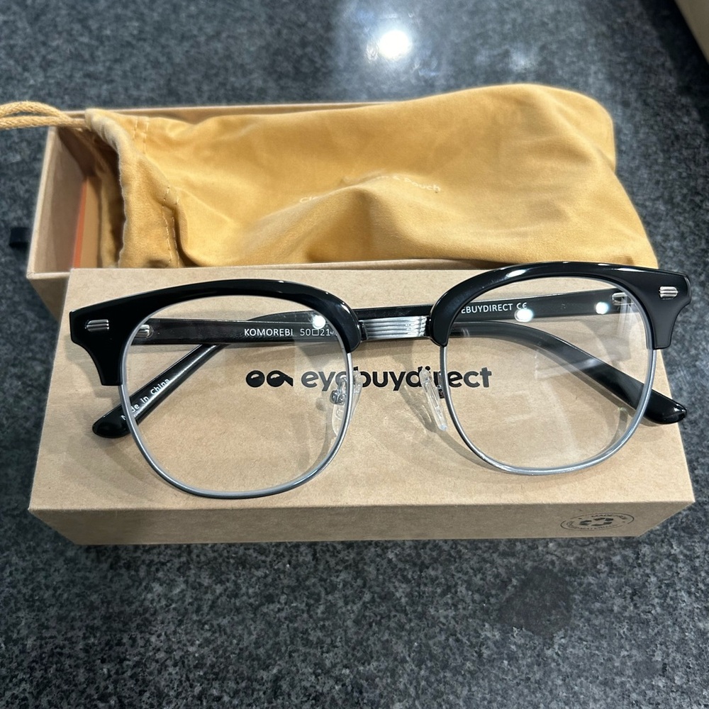 Eyebuydirect Komorebi Browline Glasses